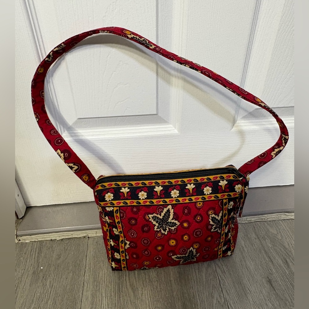 Vera Bradley Red Floral Crossbody Bag